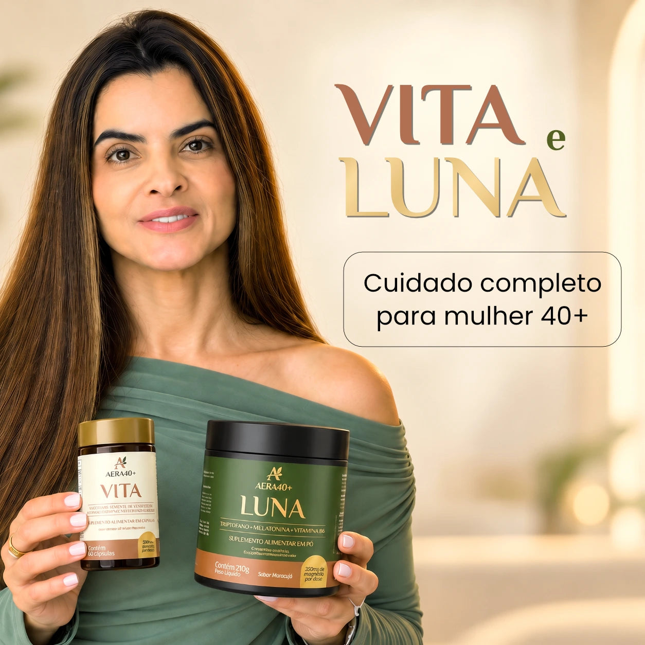 VITA e LUNA — o cuidado completo para a mulher 40+