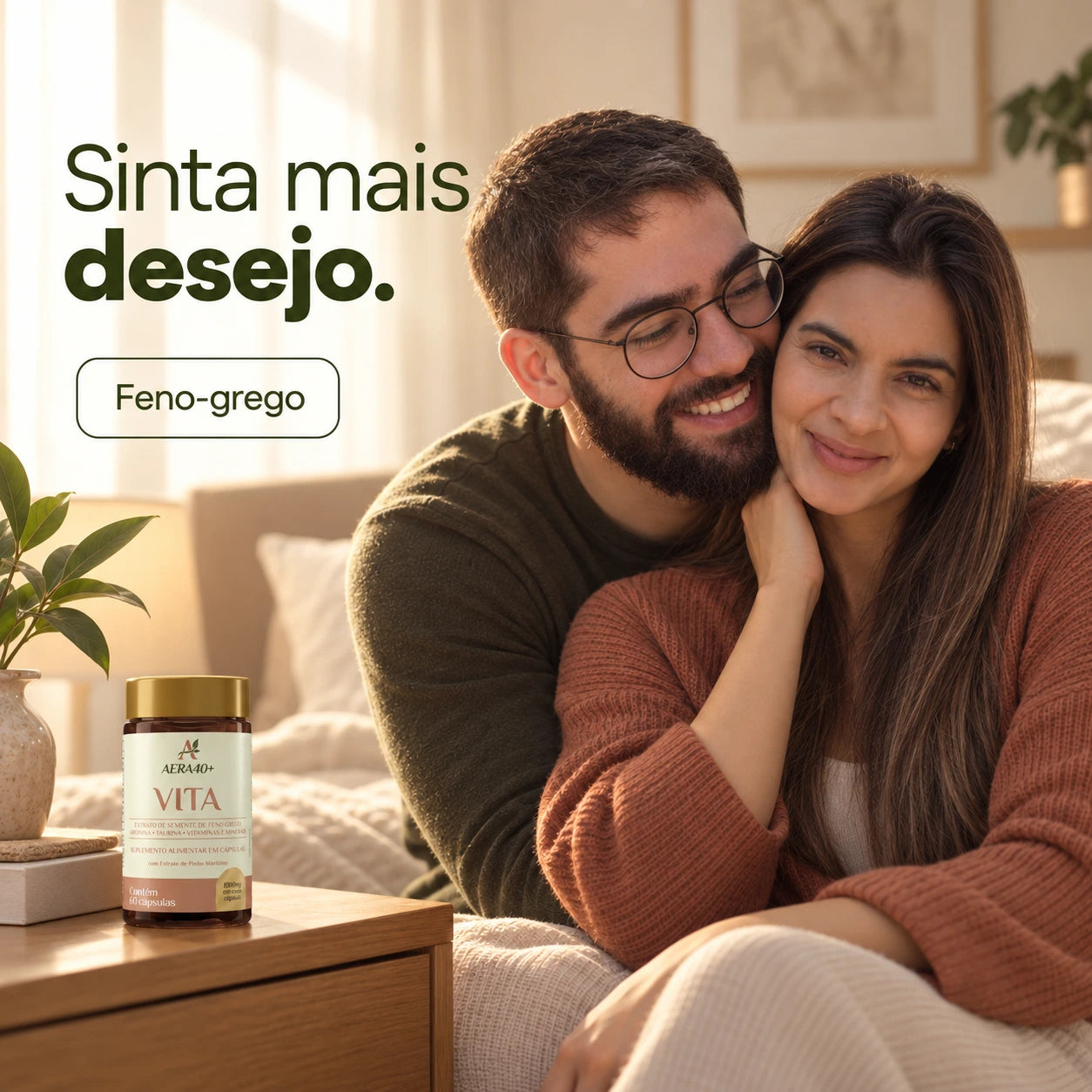 Sinta mais desejo, com feno-grego — AERA40+ Vita